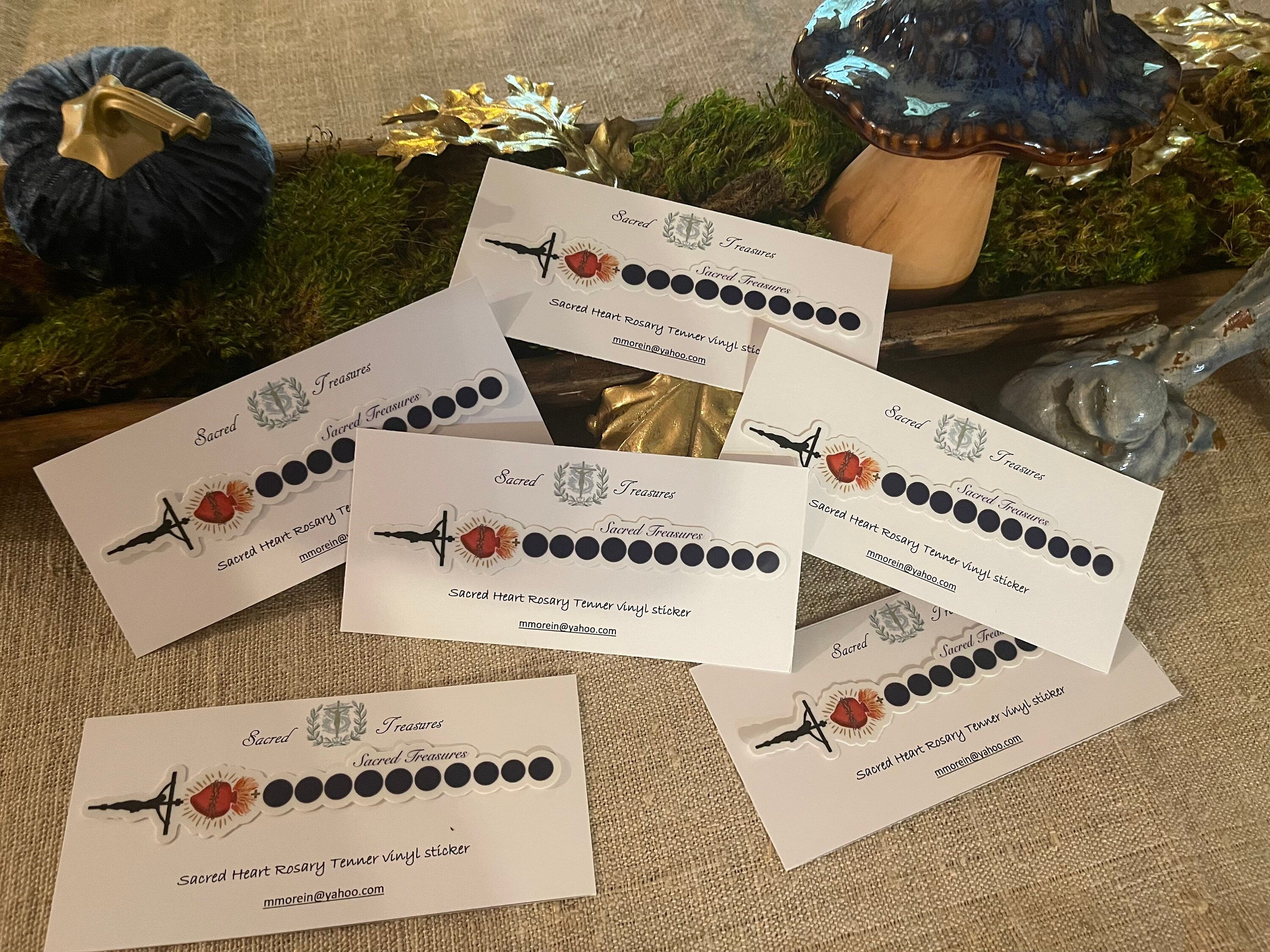 Rosary Tenner Vinyl Stickers