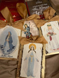 Saints watercolor Painting on Acrylic