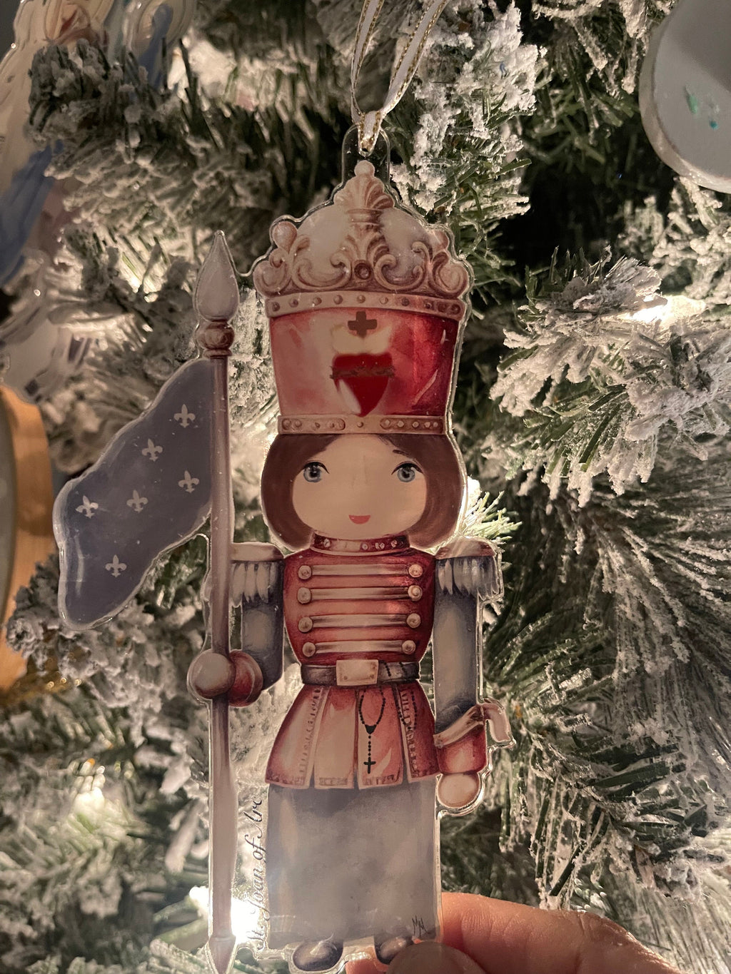St. Joan of Arc Nutcracker Ornament