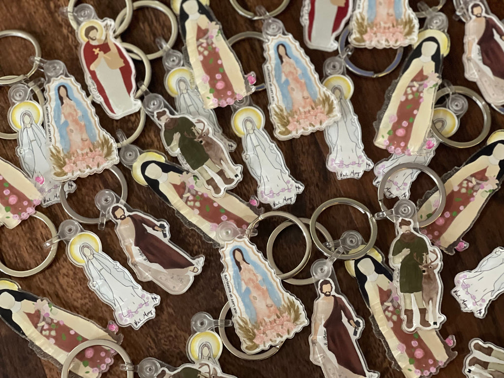 Saints Acrylic Keychains