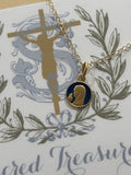 prayerful Mother medal and chain