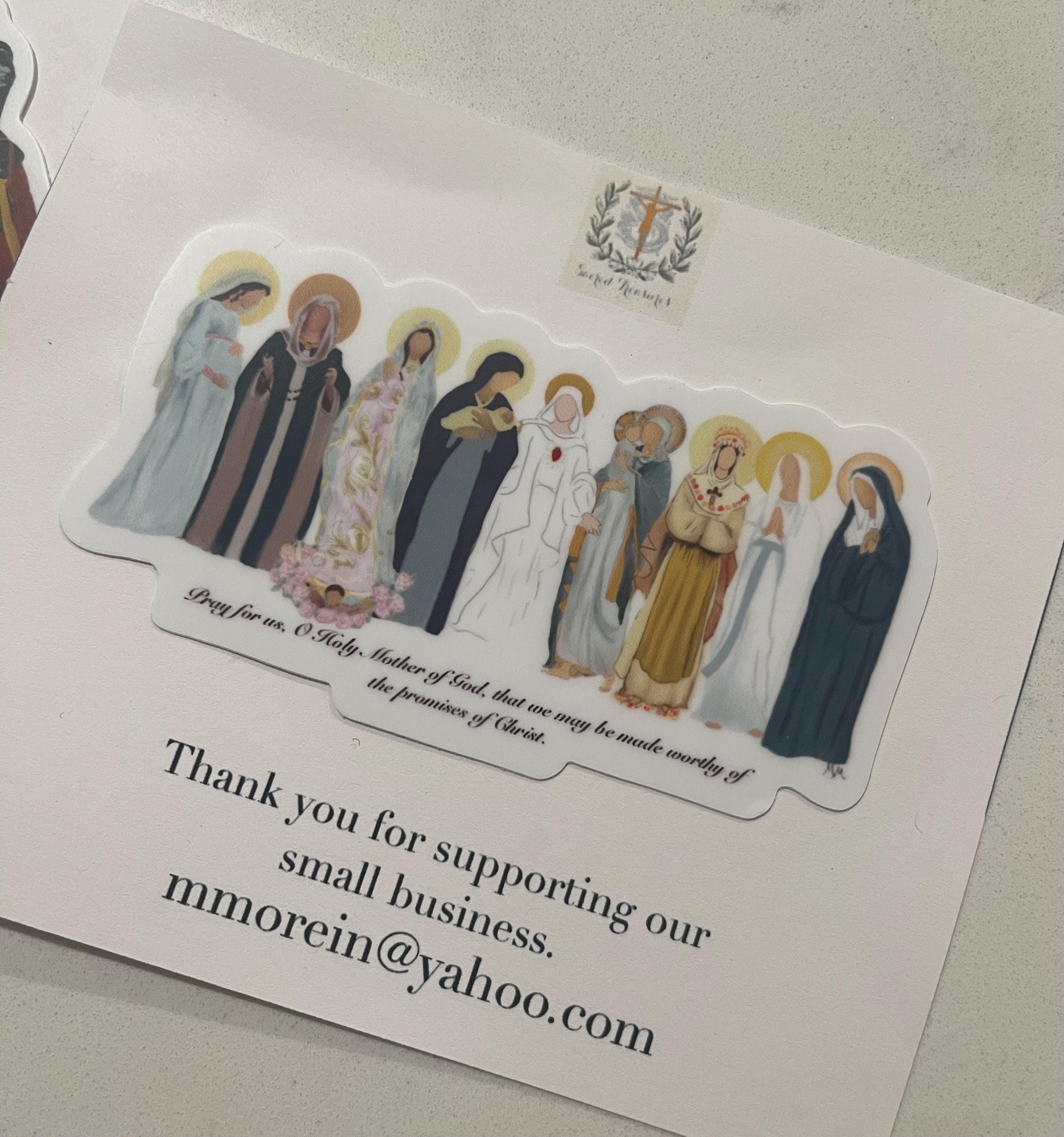 Visions of Mary vinyl sticker