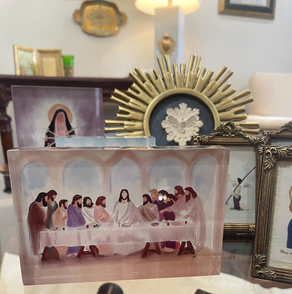 Last Supper Acrylic Art Block