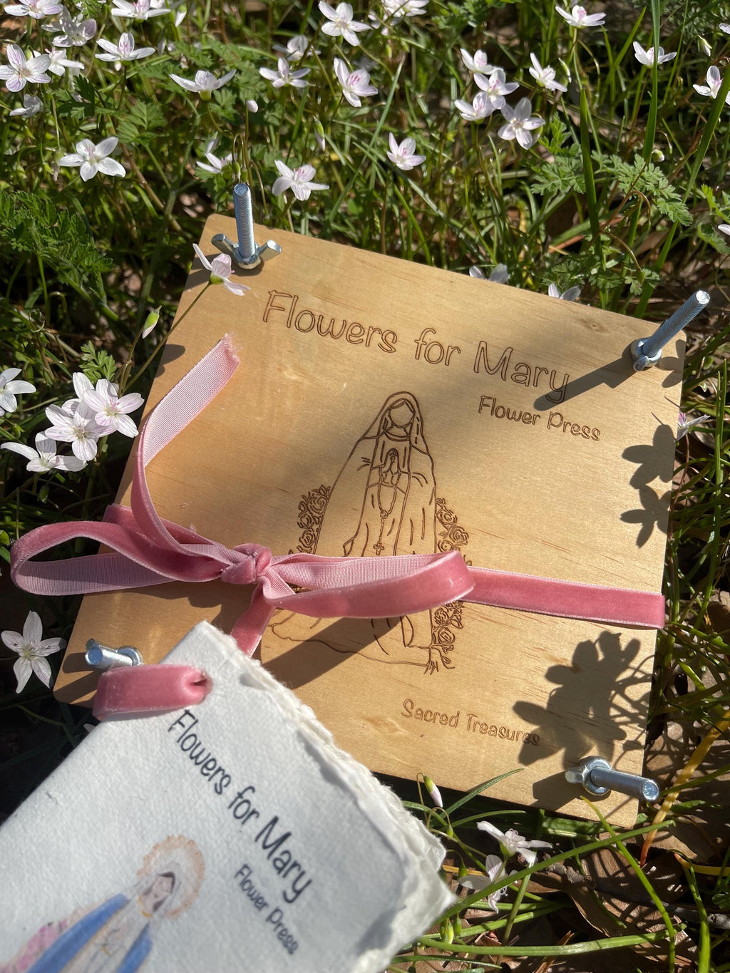 Flowers for Mary flower press