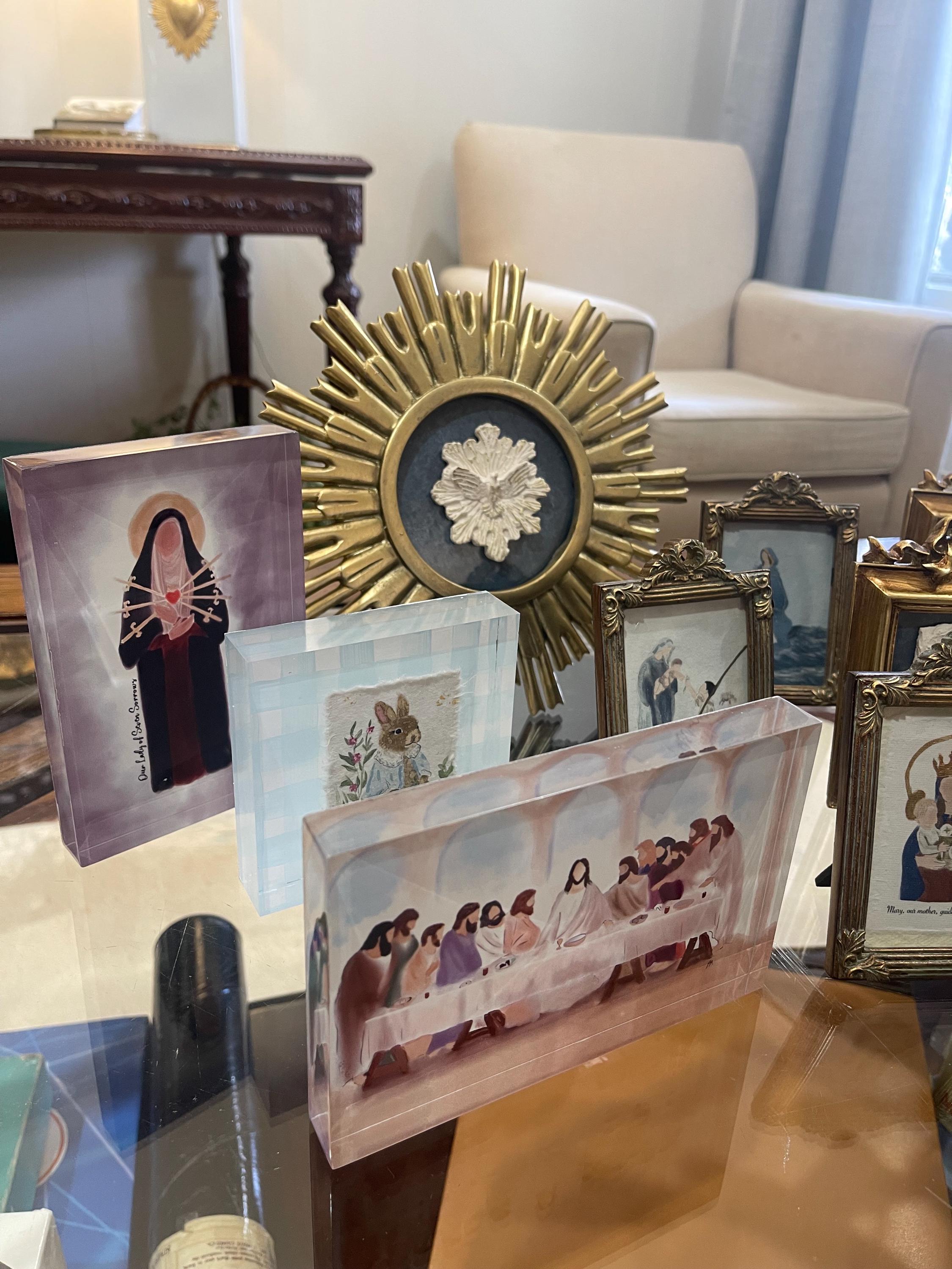 Last Supper Acrylic Art Block