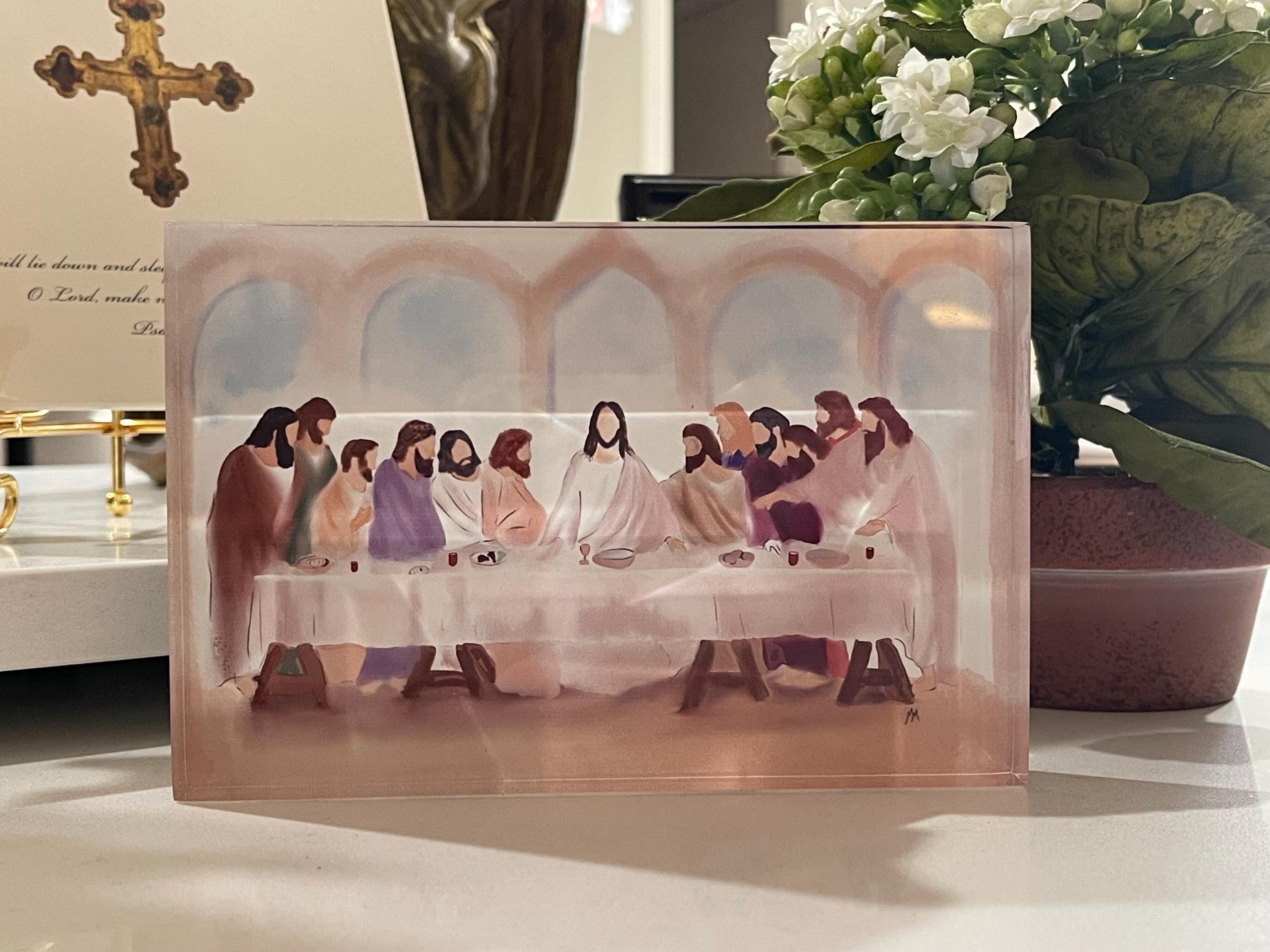 Last Supper Acrylic Art Block