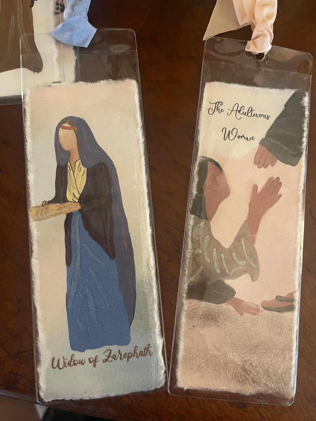 Watercolor Bookmarks - Women of the Bible