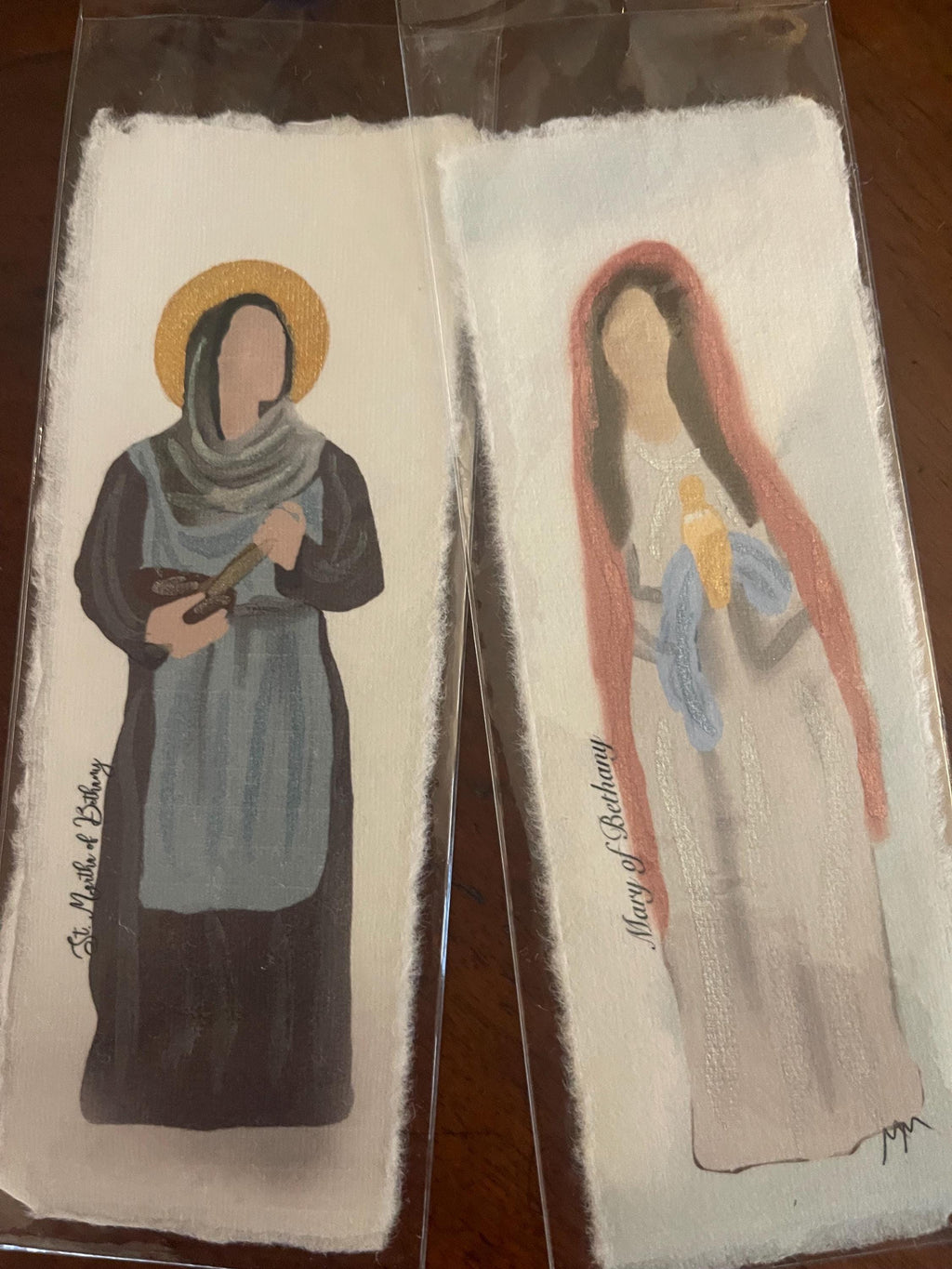 Watercolor Bookmarks - Women of the Bible