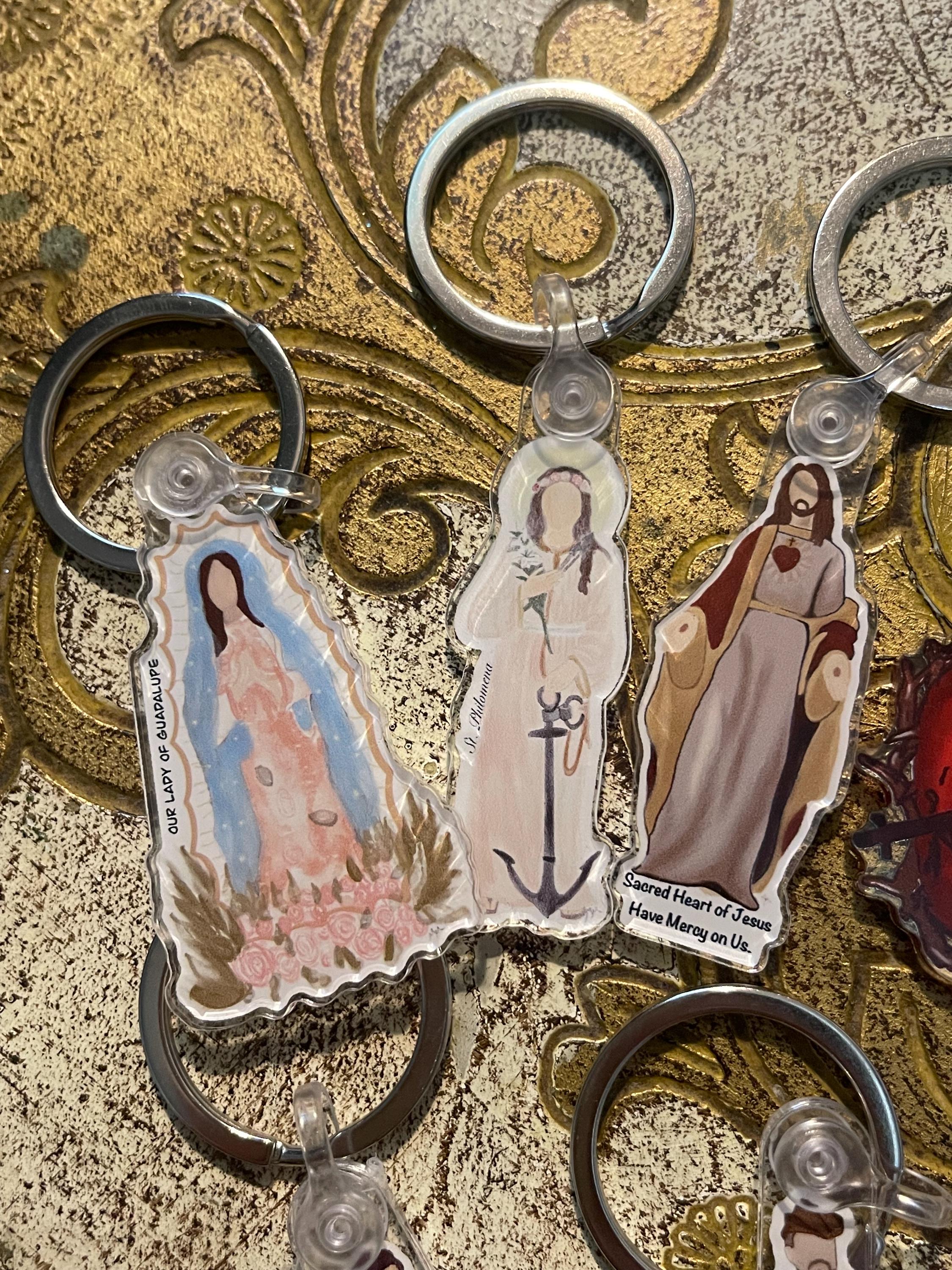 Saints Acrylic Keychains