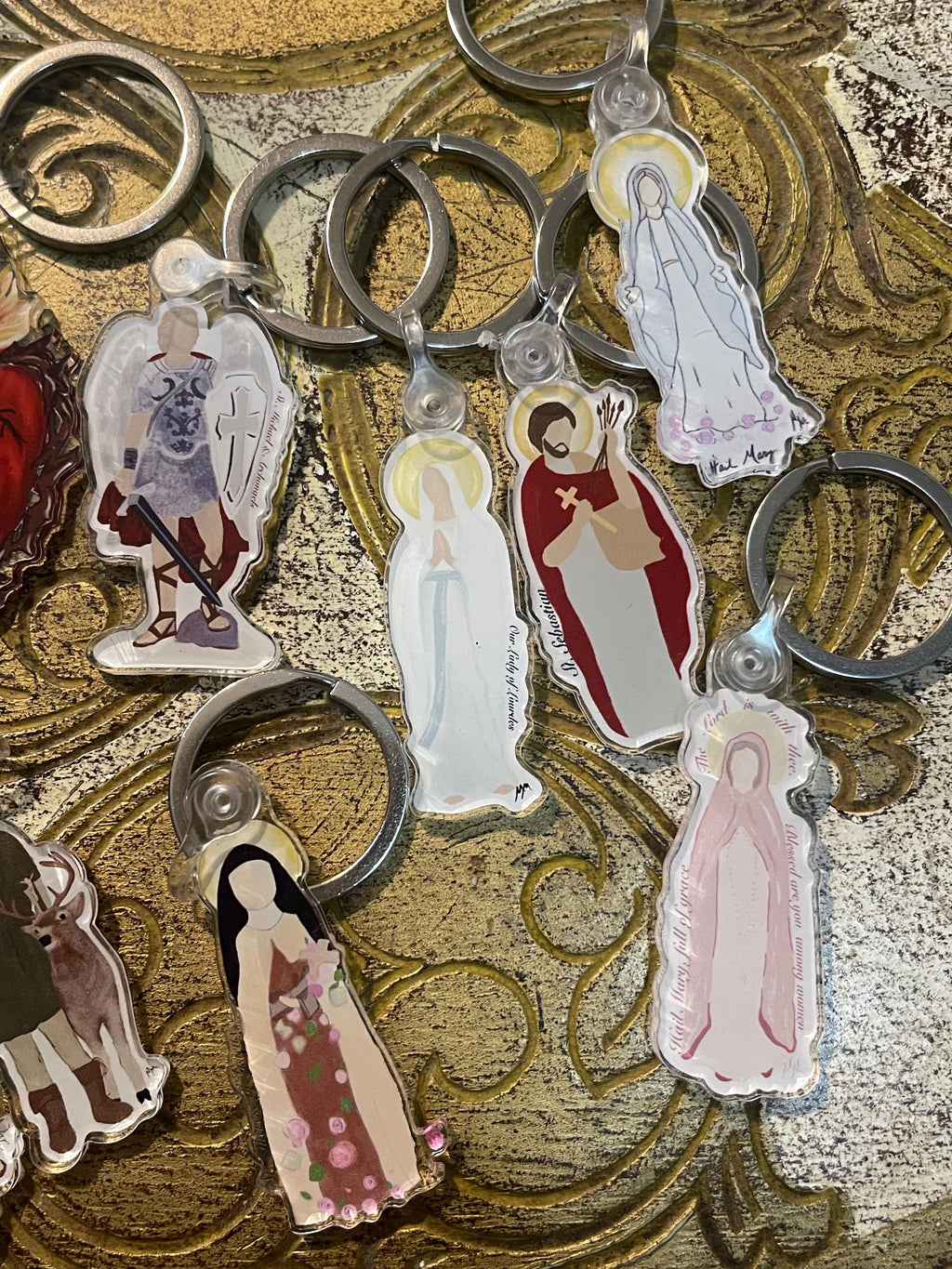 Saints Acrylic Keychains