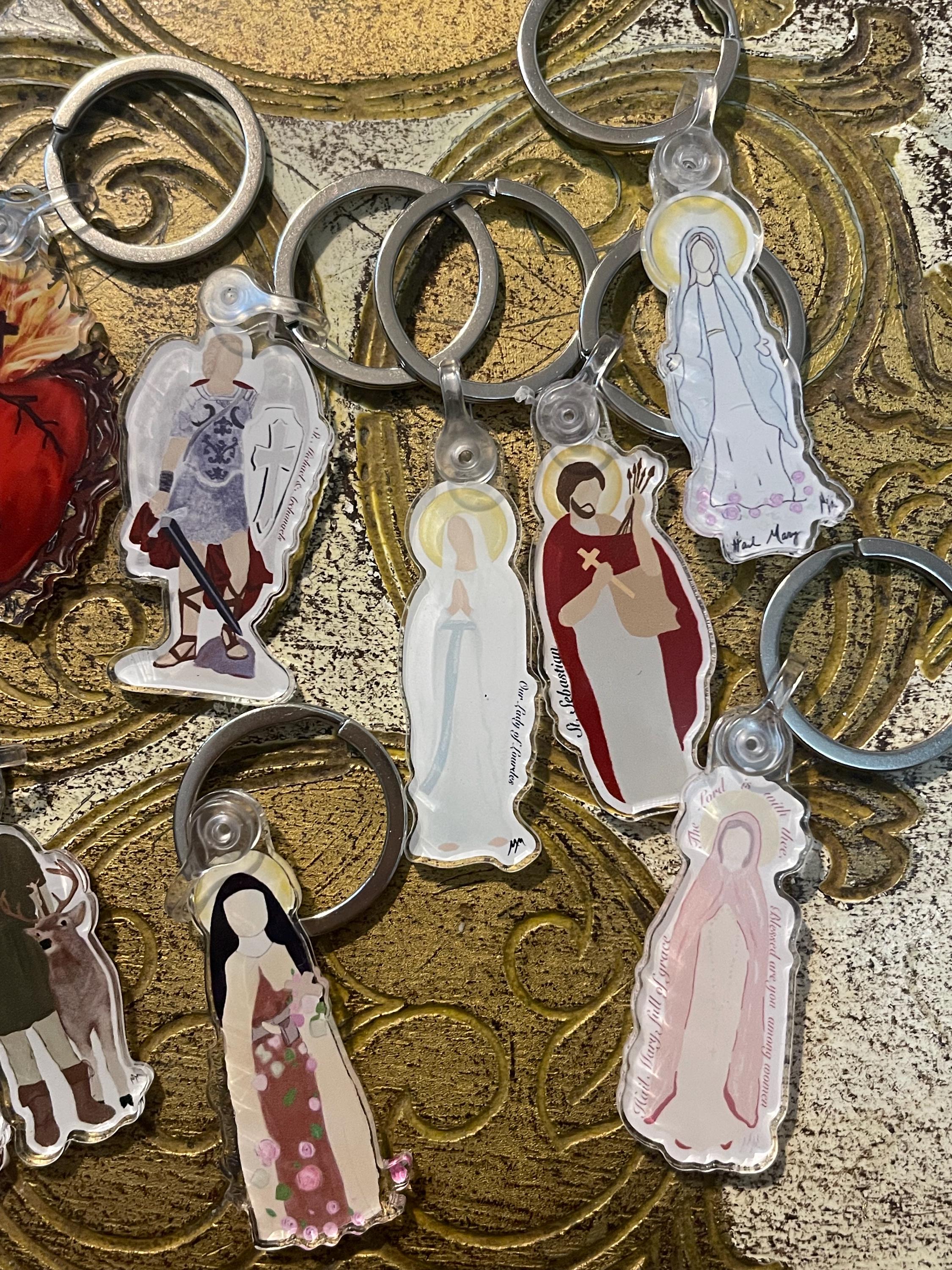 Saints Acrylic Keychains