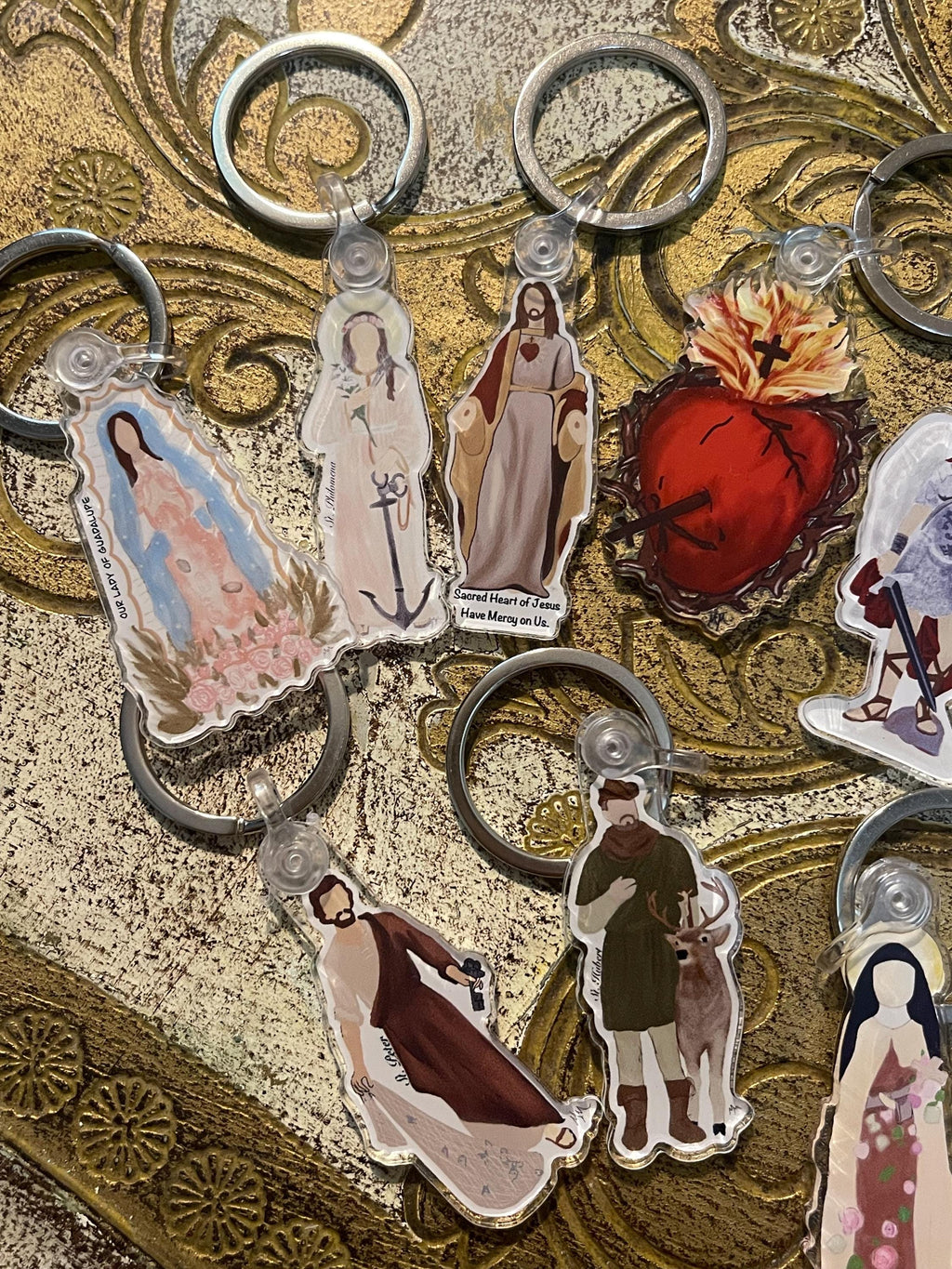 Saints Acrylic Keychains