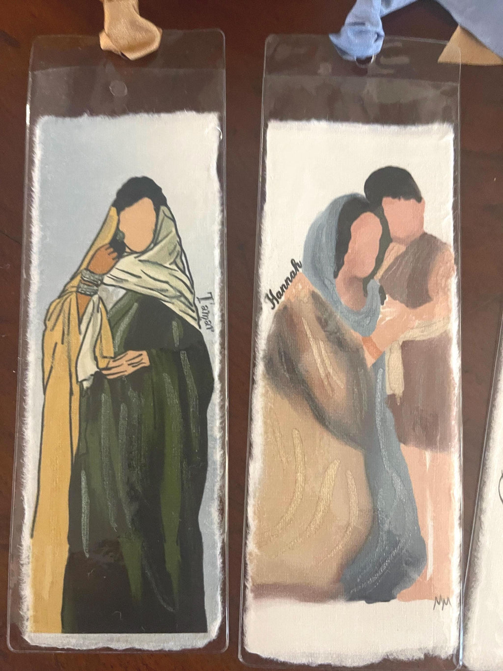 Watercolor Bookmarks - Women of the Bible