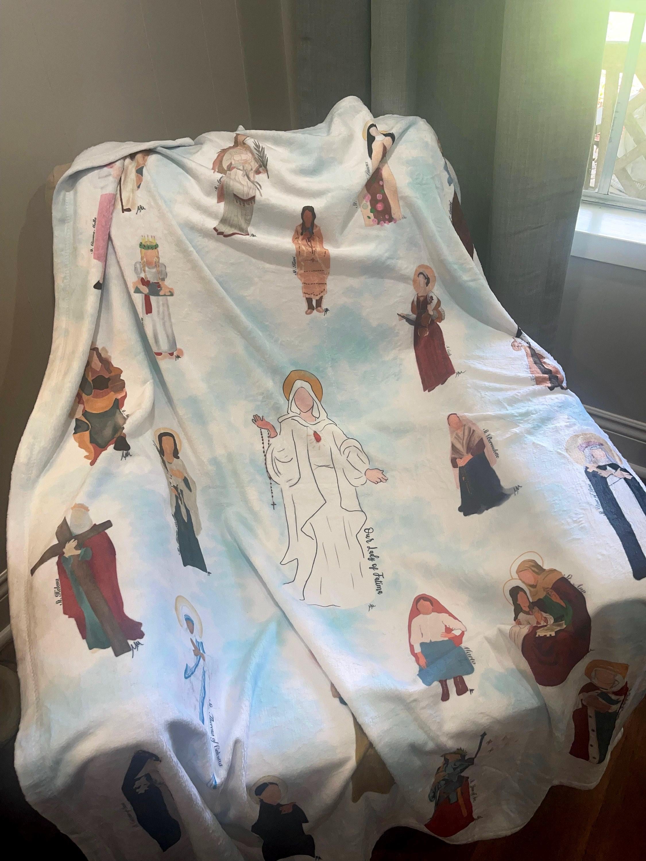 Women Saints Minkey Blanket