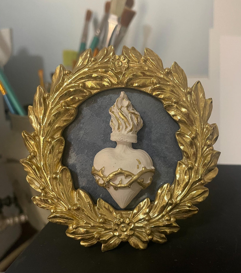 Sacred Heart of Jesus Framed Casting