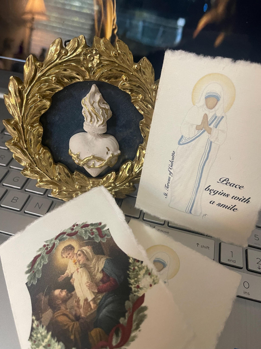Sacred Heart of Jesus Framed Casting