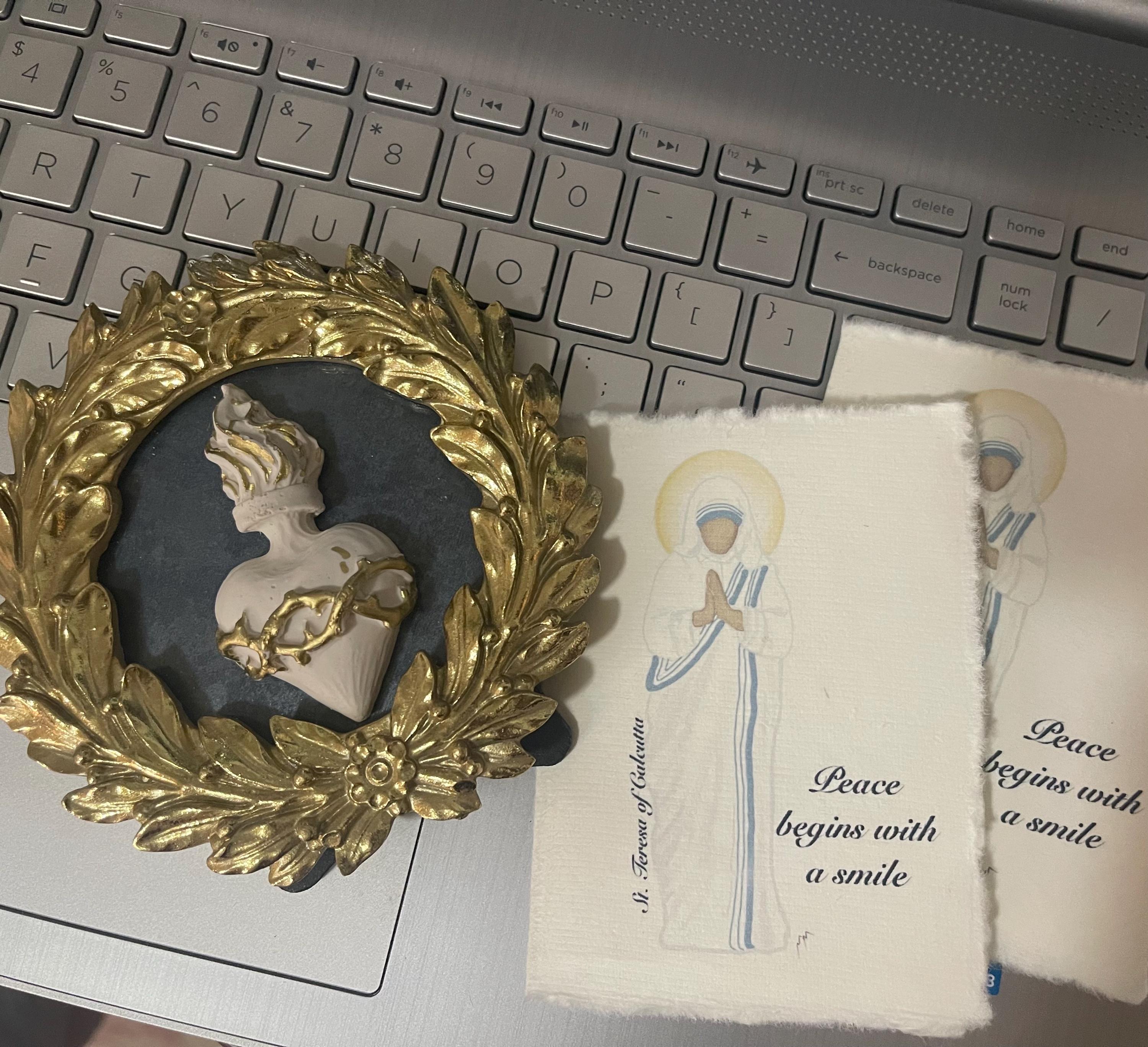 Sacred Heart of Jesus Framed Casting